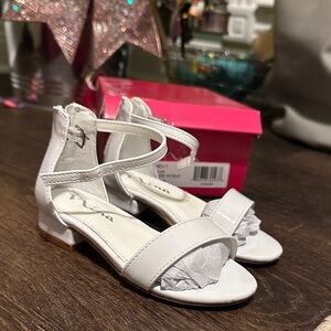 White Strappy Nina Heels
